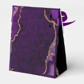 パープルと金ゴールドアゲートSweet sixteenありがとう フェイバーボックス (裏面サイド)