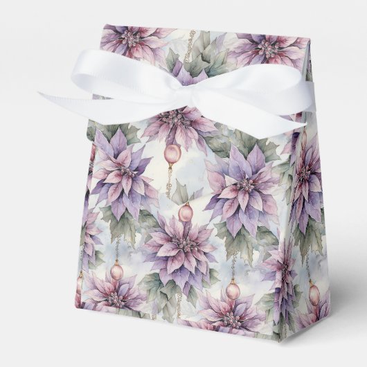 パープルと金ゴールドエレガンス フェイバーボックス (正面サイド)