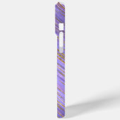 パープルと金ゴールドグパーソナライズされたリッツ電話ケース Case-Mate iPhoneケース (裏面 / 左)