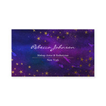 パープルと金ゴールドグリッター