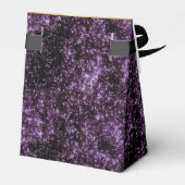 パープルと金ゴールドハイヒールシューズ誕生日 フェイバーボックス (裏面サイド)