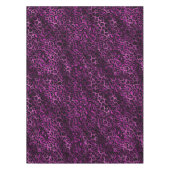 パープルと金ゴールドヒョウ系デザイン3 テーブルクロス (正面)