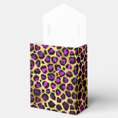 パープルと金ゴールドヒョウ系デザイン4 フェイバーボックス (オープン)