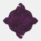 パープルと金ゴールドレオパードデザイン5 フェイバーボックス (折り畳みなし)