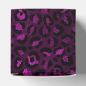 パープルと金ゴールドレオパードデザイン5 フェイバーボックス (上部)