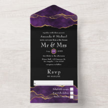 パープルと金ゴールド結婚は1つの投資で上昇