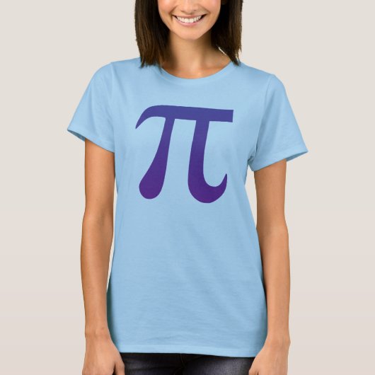 パープルのπ tシャツ (正面)
