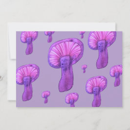 パープルのきのこパーティー 招待状
