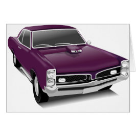 パープルのマッスルカー