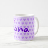 パープルの特別な「おばあちゃん」 コーヒーマグカップ (正面右)