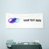 パープルの羽根との無限 横断幕 (トレードショー)