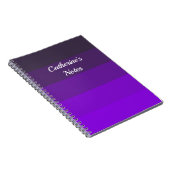パープルの色合い ノートブック (右側)