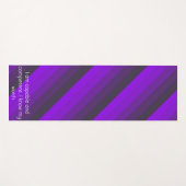 パープルの色合い ヨガマット (正面(横))