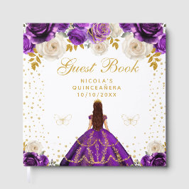 パープルの花のプリンセスのケンカネーラ ゲストブック