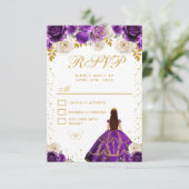 パープルの花のプリンセスのケンセイェーラ 出欠カード (スタンド正面)