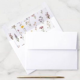 パープルの野生の花 ブライダルシャワー ボヘミアンフラワーズ