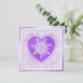 パープルの雪の結晶 招待状 (スタンド正面)