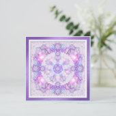 パープルの雪の結晶 招待状 (スタンド正面)