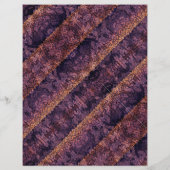 パープルはっきりした金ゴールドゴシックレース (裏面)