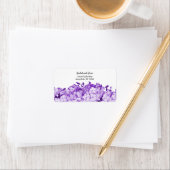 パープルへの情熱のフローラ住所 シール (インサイチュ)