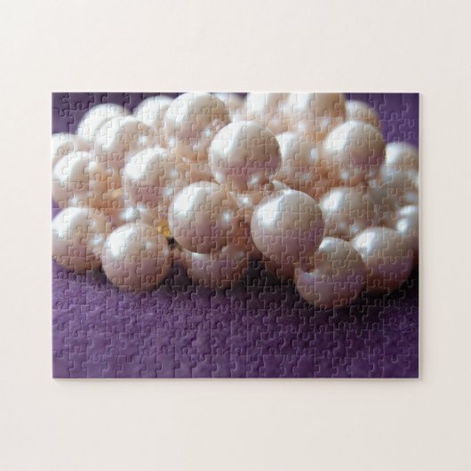 パープルへの真珠のジャンプルパズル ジグソーパズル (横)