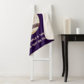 パープルまたはカラーズコージーシェルパ野球ブランケット シェルパブランケット (インサイチュ)