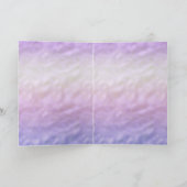 パープルまつグラデーションげグリッターユニコーン カード (内部)