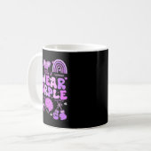 パープルを着ててんかん啓発を応援 Groovy コーヒーマグカップ (正面左)