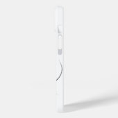 パープルアイズ風変わりミニマリストのラインアートを持つ女性 Case-Mate iPhoneケース (裏面 / 左)