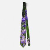 パープルアイリスの色合い ネクタイ (正面)