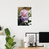 パープルアイリスアイリスコテージガーデンアートプラントポスター ポスター (ホームオフィス)