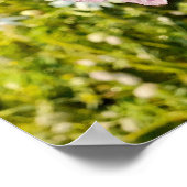 パープルアイリスアイリスフローラフラワーガーデンポスター ポスター (角)