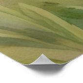 パープルアイリスガーデンアートフラワーポスター ポスター (角)