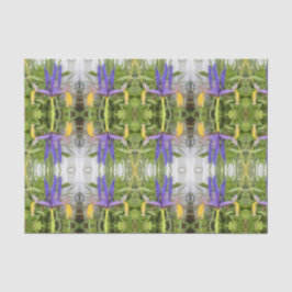 パープルアイリスフラワーアウトドアガーデン自然写真 薄葉紙