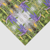 パープルアイリスフラワーアウトドアガーデン自然写真 薄葉紙 (詳細)