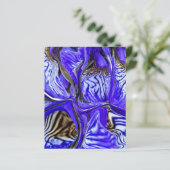 パープルアイリスフラワースクラップブック紙 (スタンド正面)