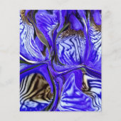 パープルアイリスフラワースクラップブック紙 (正面)