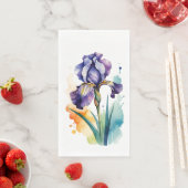 パープルアイリスフラワー開花 (インサイチュ)