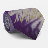 パープルアイリスフラール詳細タイ ネクタイ (ロール)