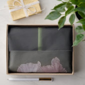 パープルアイリスボタニカル絵を描ズデコパージュ 薄葉紙 (ギフト)