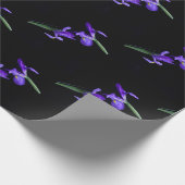 パープルアイリスラッピング紙 ラッピングペーパー (角)