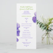 パープルアイリス結婚式 プログラム (スタンド正面)