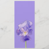 パープルアイリス結婚式 プログラム (裏面)