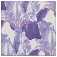 パープルアイリス絵画スの植物芸術パターン