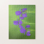 パープルアイリス絵画ズ – オリジナルフラワーアート ジグソーパズル (縦)
