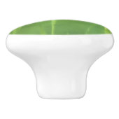 パープルアイリス絵画ズ – オリジナルフラワーアート セラミックノブ (側面)