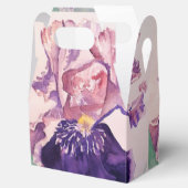 パープルアイリス ウェディングケーキ ファヴォリーボックス フェイバーボックス (オープン)