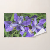 パープルアイリス ハンドタオル (ハンドタオル)