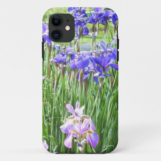 パープルアイリスiPhone 5ケース Case-Mate iPhoneケース (裏面)