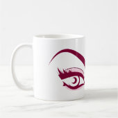 パープルアイ長まつげラッシュエクステンションのアイコン コーヒーマグカップ (左)